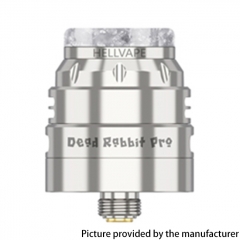 (Ships from Bonded Warehouse)Authentic Hellvape Dead Rabbit Pro 24mm RDA - Silver