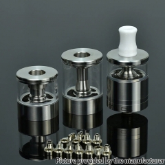Dvarw MTL CL Style 22mm MTL RTA with 11 x Hole Inserts + 2 x Spare Tanks - Silver