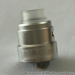 Reload S Style Aluminium 24mm RDA Rebuildable Dripping Atomizer w/BF Pin - Silver