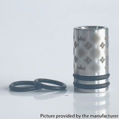 Monarchy Mnch DLVC Style 510 Drip Tip for BB Billet Tank Box - Silver