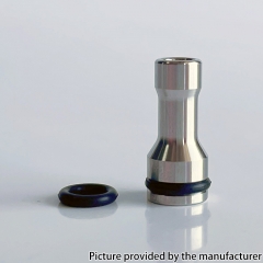 Mission XV Style Stainless Steel RDL 510 Drip Tip - Silver
