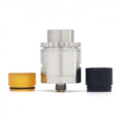 Kindbright Twisted Messes Style 24mm Pro Series RDA - Silver