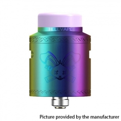 (Ships from Bonded Warehouse)Authentic Hellvape Dead Rabbit V2 24mm RDA Rebuildable Dripping Atomzier w/ BF Pin - Rainbow