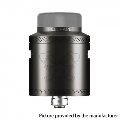 (Ships from Bonded Warehouse)Authentic Hellvape Dead Rabbit V2 24mm RDA Rebuildable Dripping Atomzier w/ BF Pin - Gun Metal