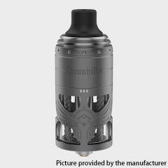 (Ships from Bonded Warehouse)Authentic Brunhilde 23mm MTL RTA Rebuildable Tank Atomizer 5ml - Gun Metal