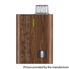 (Ships from Bonded Warehouse)Authentic Uwell Havok R Pod Kit 3ml -  Brown Wood