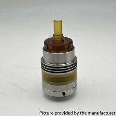 Monarchy OST Old School Style 22mm MTL RTA with 4 Air Pins - Silver + Yellow