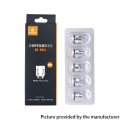 (Ships from Bonded Warehouse)Authentic GeekVape Super Mesh X2 Coil 0.4ohm 5pcs