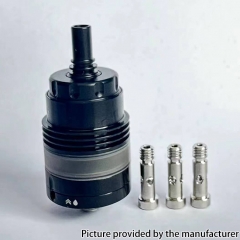 Monarchy OST Old School Style 22mm MTL RTA with 4 Air Pins - Full Black