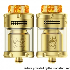 (Ships from Bonded Warehouse)Authentic Hellvape Dead Rabbit 3 RTA 2024 Edition 3.5ml 5.5ml Standard Version- Gold