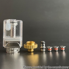 Rekavape Dotshell Style Limited Edition RBA with 3 Air Pins - Silver