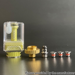 Rekavape Dotshell Style Limited Edition RBA with 3 Air Pins - Gold