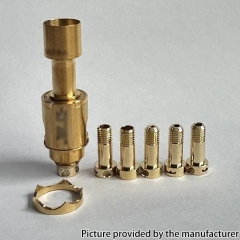 Monarchy Mobb Ultra Style RBA Bridge with 6 Airpins for Billet Boro Tank - Gold