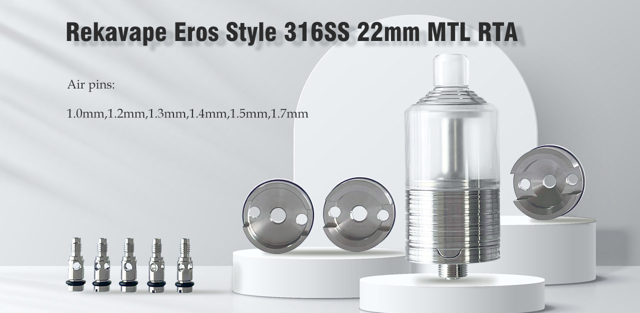 Rekavape Eros Style 22mm MTL RTA Tank Kit 4ml