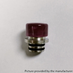 Intergrated Style 510 Drip Tip Stainless Steel Base + Resin Mouthpiece for RTA RDA Atomizer - Dark Purple