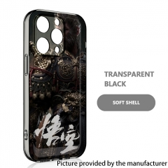 Replacement Soft Phone Shell Black Myth Wukong Case Compatible with IPhone X 13 12Pro 16Plus Apple 11 Xsmax XS - F Transparent Black