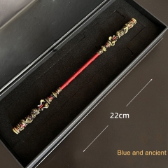 Zinc Alloy 22cm Weapons Toys with Box Black Myth: WuKong Game Peripheral The Monkey King Collectible Model Home Deoration - C