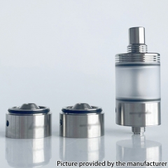 Rekavape Kuma Style 316SS 22mm RTA 4.5ml w/9 Airpins + 3 Chambers - Silver