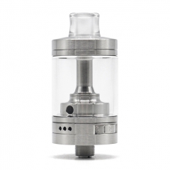 Ulton VWM Imperia Style 22mm RTA Rebuildable Tank Vape Atomizer 4ml - Silver