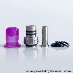 Rekavape Mission Boro Tips V2 ARC Style Drip Tip for BB Billet Boro Mod - Resin Purple