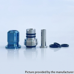 Rekavape Mission Boro Tips V2 ARC Style TI Drip Tip for BB Billet Boro Mod - Blue