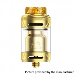 (Ships from Bonded Warehouse)Authentic Hellvape Fat Rabbit Solo 2 RTA 3ml 5ml - Gold