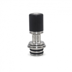 Authentic Auguse ERA V3 510 Drip Tip for RTA RDA Atomizer - Silver + Black