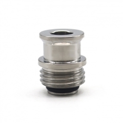 Never Normal Warp NUT Drop Style 316SS 510 Drip Tip for Billet Box Boro Tank - Silver