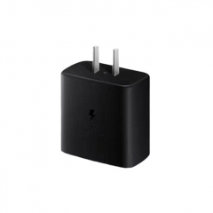 45W PD Phone Charger For Samsung Galaxy S23 Ultra S20 S21 S22 Super Fast Charging Type C Cable Accessories - Black