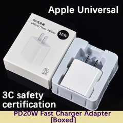 PD20W QC Fast Charger with Box For iPhone Mobile Phone 