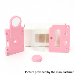 SXK Fire Button Screen Plate Button Plate Set for SXK BB 60W 70W Box Mod Kit - Pink