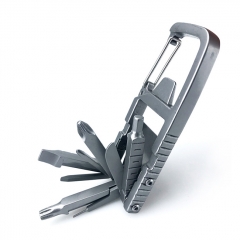 Portable 13-in-1 Multifunction Stainless Steel Keychain Folding Multi Tool Outdoor Screwdrivers Knife