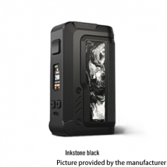 (Ships from Bonded Warehouse)Authentic VandyVape Gaur-21 200W Dual 18650/21700 Box Mod - Inkstone Black New Version