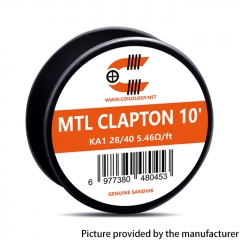 Coilology Spool Wires MTL Clapton KA1 Heating Wire 28/40GA 5.46ohm 10Feet