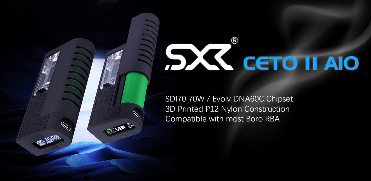 SXK CETO AIO II Style PA12 3D 60W 70W AIO Box Mod