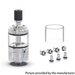 Authentic Auguse ERA V4 22mm MTL RTA Rebuildable Tank Atomizer - Silver