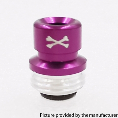 (Ships from Germany)ODB Style Aluminum Alloy 510 Drip Tip for Billet Mod Boro Tank - Purple