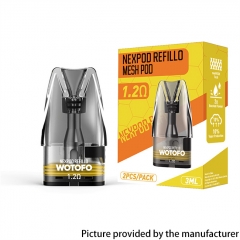 (Ships from Bonded Warehouse)Authentic Wotofo nexPOD Refillo Pod Cartridge 3ml 1.2ohm 2pcs