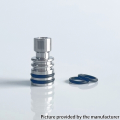 Rekavape Monarchy  M T Style 510 Drip Tip for RDA RTA RDTA Atomizer - Silver