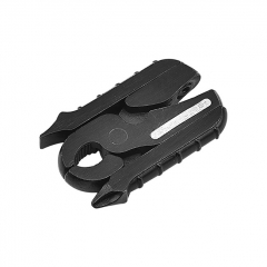 Portable Multifunctional Tool Cutting Pliers with Sturdy Stainless Steel Construction Pliers Files Screwdrivers for Outdoor Traveling Camping - Black