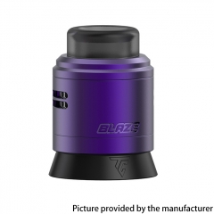 Authentic Thunder Cloud Blaze RDA 24mm Rebuildable Dripping Atomizer with BF Pin - Purple