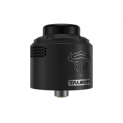 Authentic Thunderhead Creations Tauren Vortex 30 RDA Atomizer with BF Pin - Sliver Black