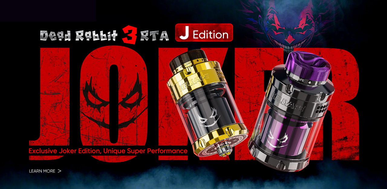 Authentic Hellvape Dead Rabbit 3 RTA J Edition