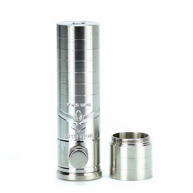 Buy Vapor G Mini v2.5 18350/18500/18650 Mechanical Mod 23mm w/Logo- Silver