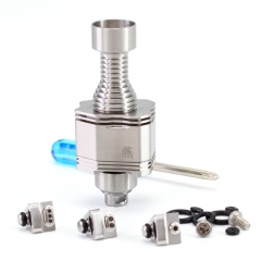 SXK 415 BB Tsubame Style MTL RBA with 4 Airpins for Boro Tank Billet Mod - Silver