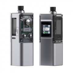 (Ships from Bonded Warehouse)Authentic LVE Boson DNA80C 80W Boro AIO Kit - Titanium Silver