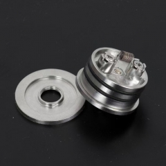 Replacement Thin Deck Base for FEV Flash e-Vapor V4.5S+ RTA - Silver