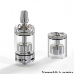 Authentic Auguse Seaman RDL DL 23mm RTA Rebuildable Tank Atomizer 5ml - Silver Authentic Auguse Seaman RDL DL 23mm RTA Rebuildable Tank Atomizer 5ml - Silver
