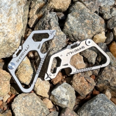 Outdoor Portable EDC Titanium Alloy Folding Portable Keychain Pendant Cutting Tools Outdoor Portable EDC Titanium Alloy Folding Portable Keychain Pendant Cutting Tools