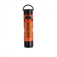 Go Peak Pocket Mini Flashlight Outdoor LED Key Clip Cap 5050 Torch Long Endurance USB Rechargeable Emergency for Hiking Camping Trail - Orange Go Peak Pocket Mini Flashlight Outdoor LED Key Clip Cap 5050 Torch Long Endurance USB Rechargeable Emergency for Hiking Camping Trail - Orange